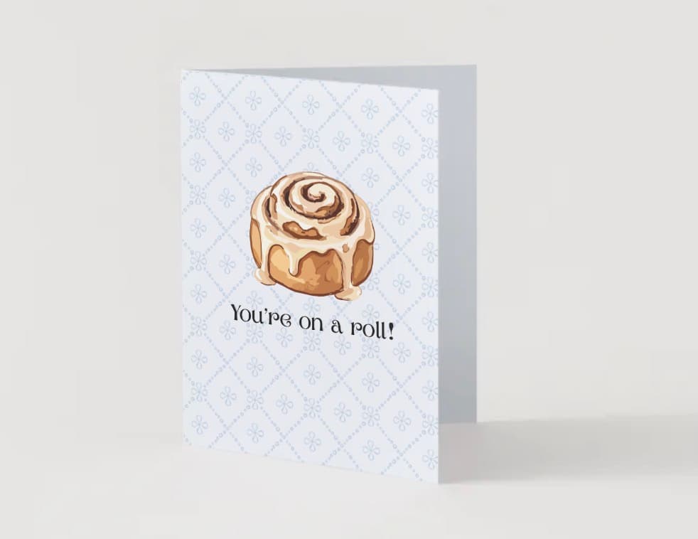 Congratulations - Cinnamon card