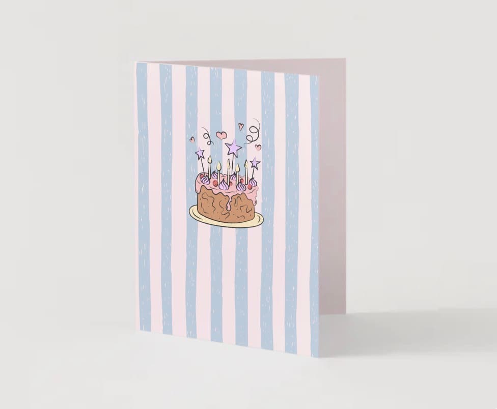 Happy Birthday - cake card
