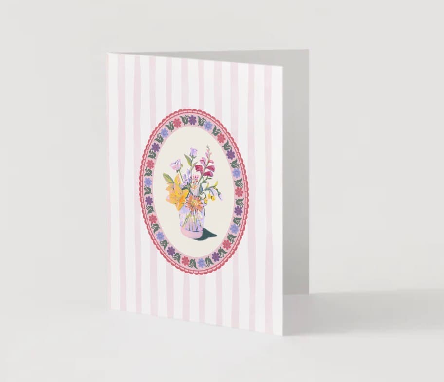 Condolences - flower card
