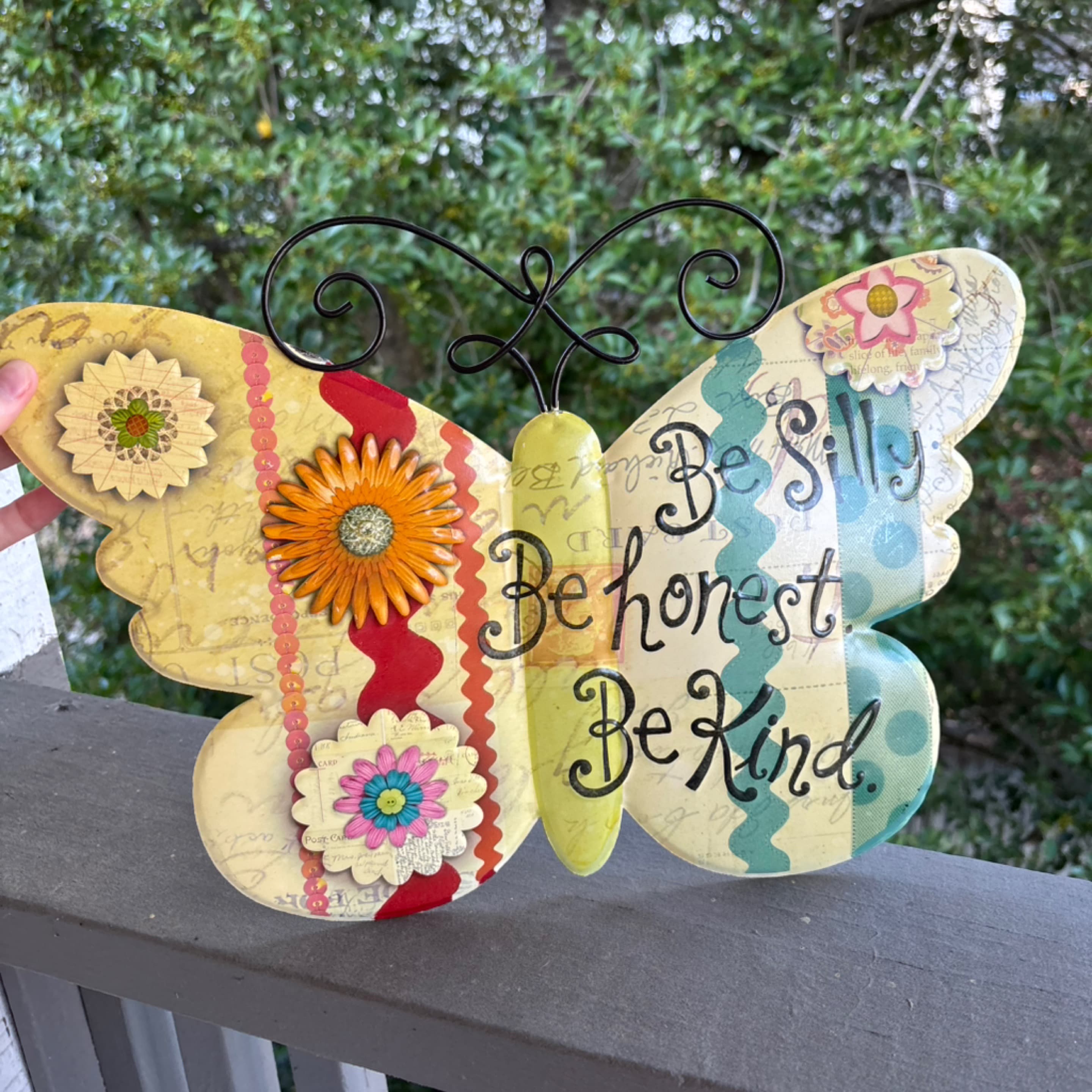 Butterfly wall hanging