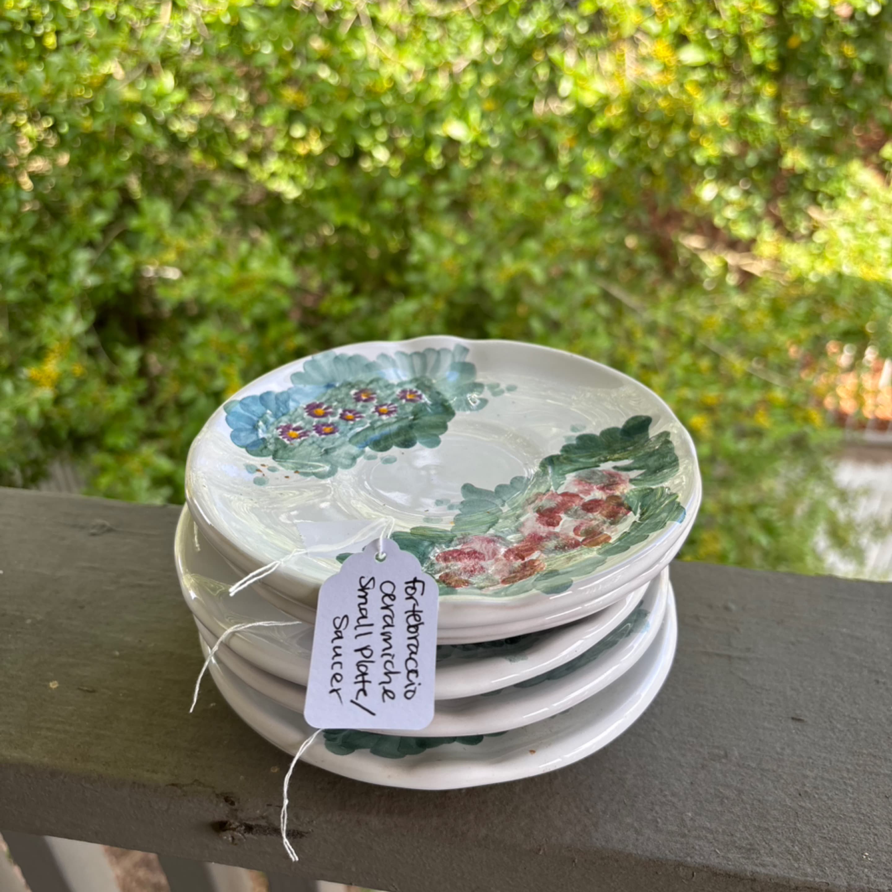 Small floral plate
